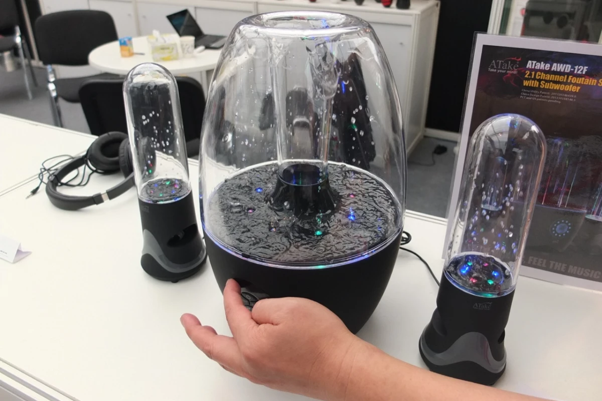 ATake's new 2.1 channel Water Dancing Speaker System