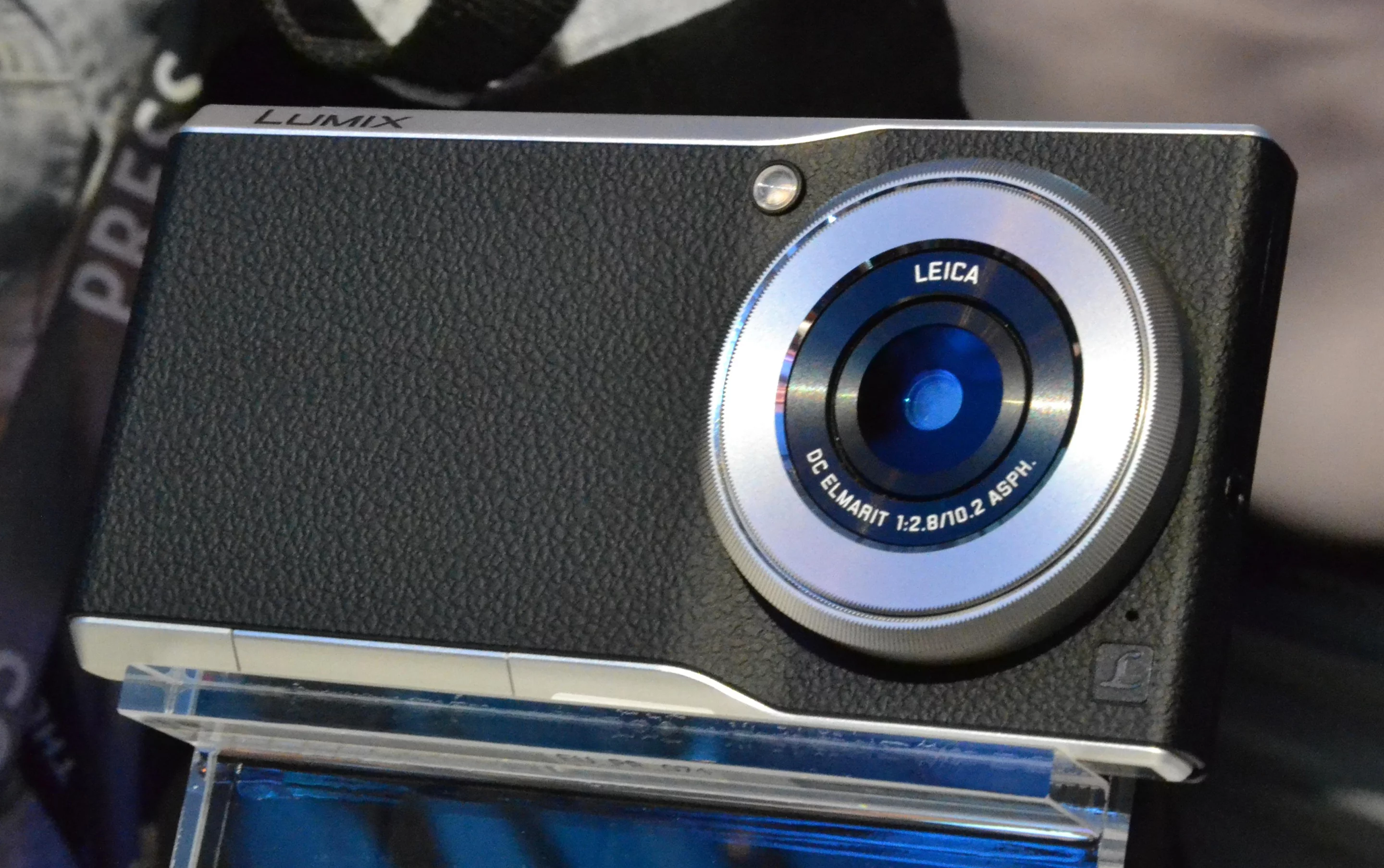 The Panasonic Lumix DMC-CM1 has a Leica Elmarit F2.8 lens which offers a 28-mm equivalent focal length
