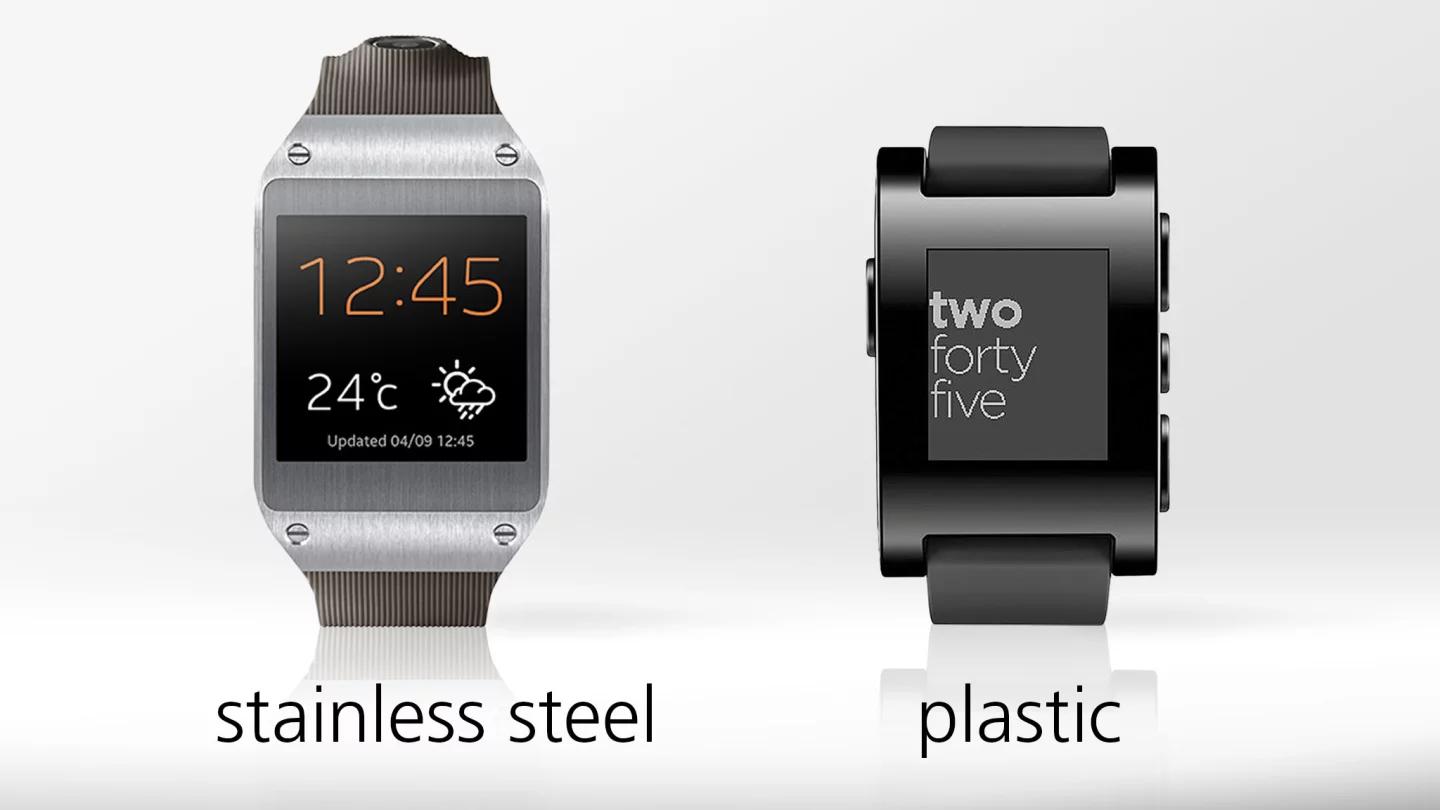 It's odd to see a Samsung device that isn't made of plastic