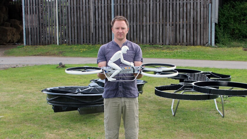 The drone version of the Hoverbike is available through a Kickstarter project, and later by means of the company's website (Photo: Chris Wood/Gizmag)