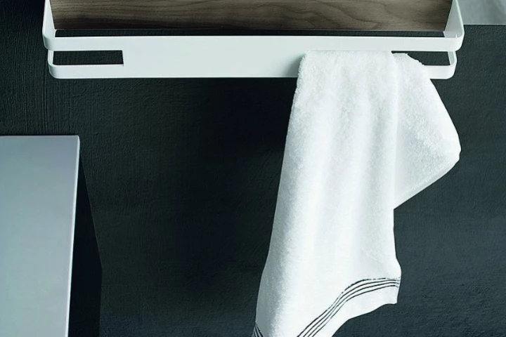 The Magnetika Bathroom range features high-end fixtures and fittings that simply snap into place