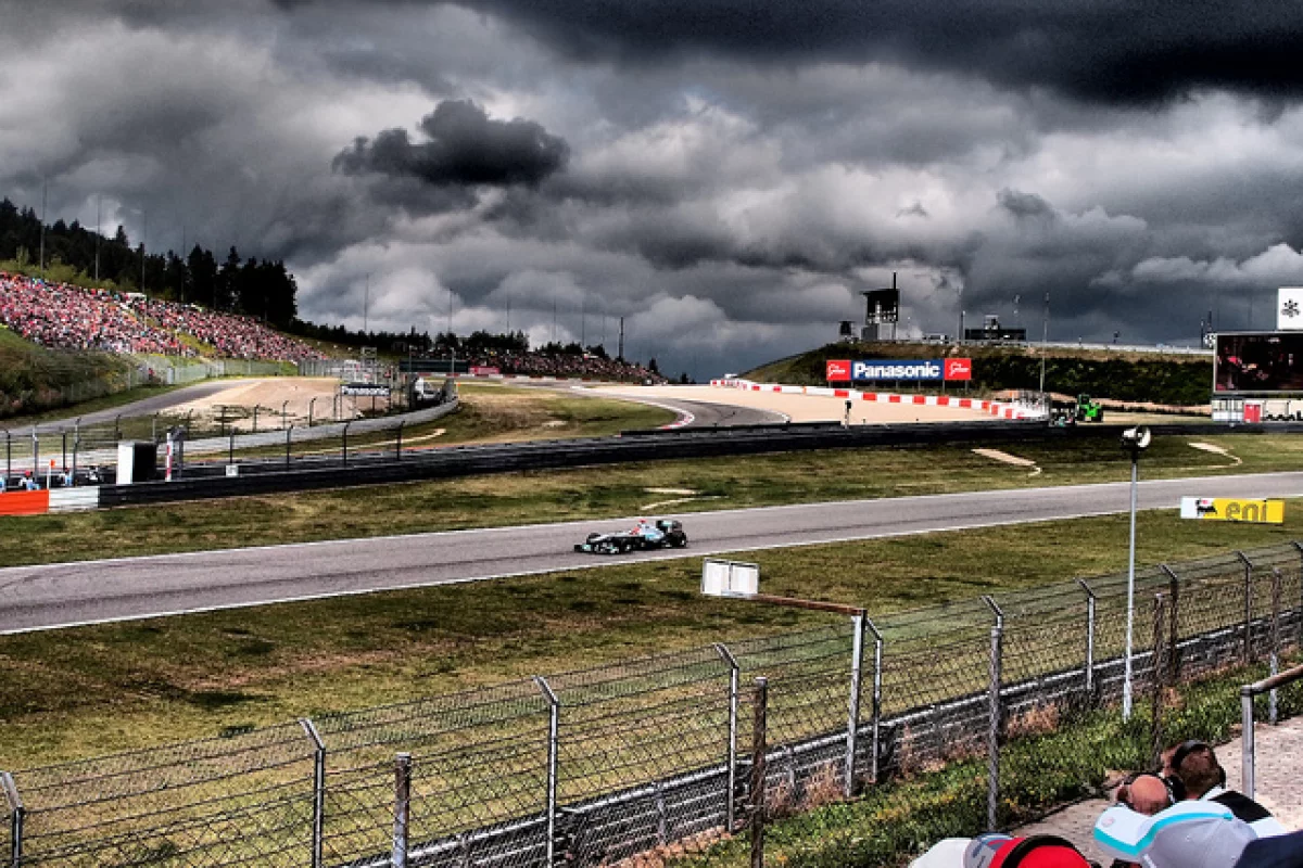 Nurburgring is as ominous as the clouds in the background (Photo: VnGrijl)