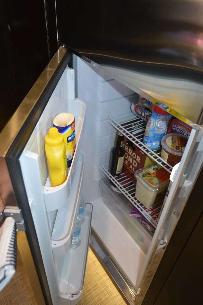 A well-stocked fridge prepared for a weekend of overlanding and expo-ing