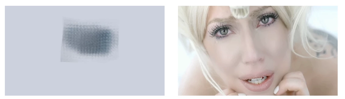 Results from pop video clips were not great