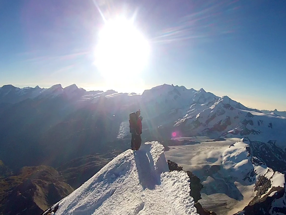 Looking over the expanse of the Matterhorn which would be mapped by drones