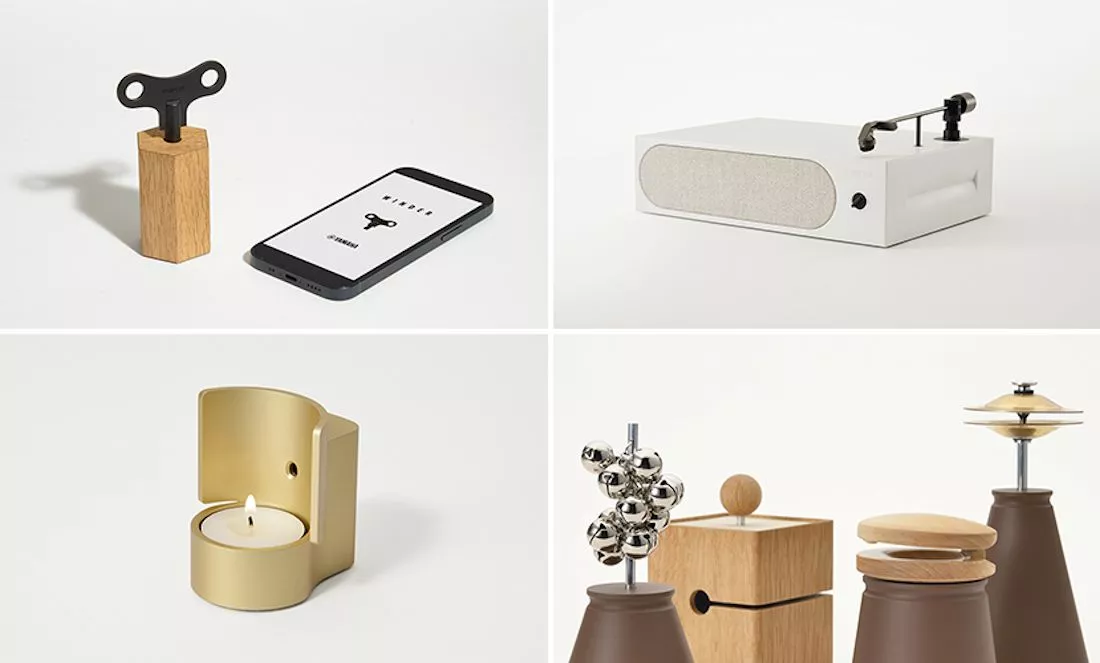 Each of the prototype devices is designed to bring a physical interaction element to listening to music on a smartphone