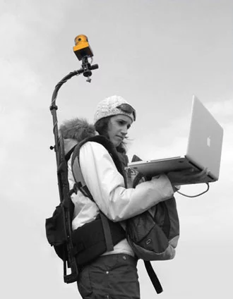 yellowBird's 360-degree video capture setup