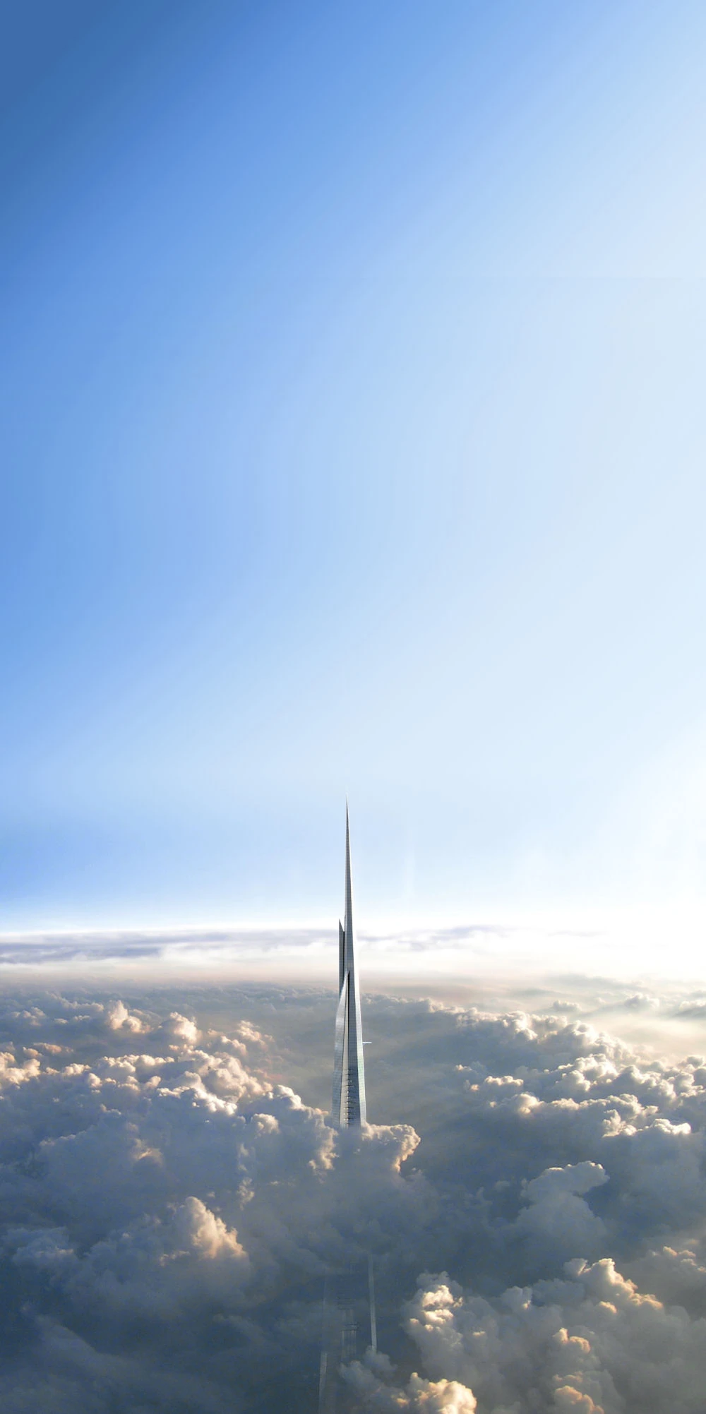 The Kingdom Tower will stand over one kilometer tall