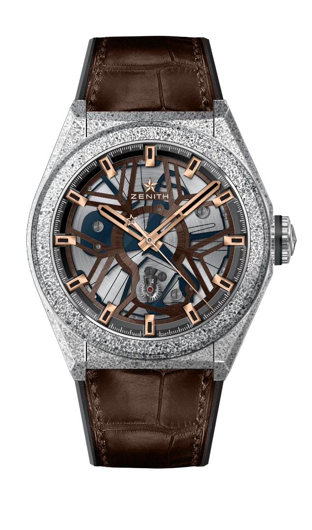 The Zenith Defy Lab in brown and gold livery