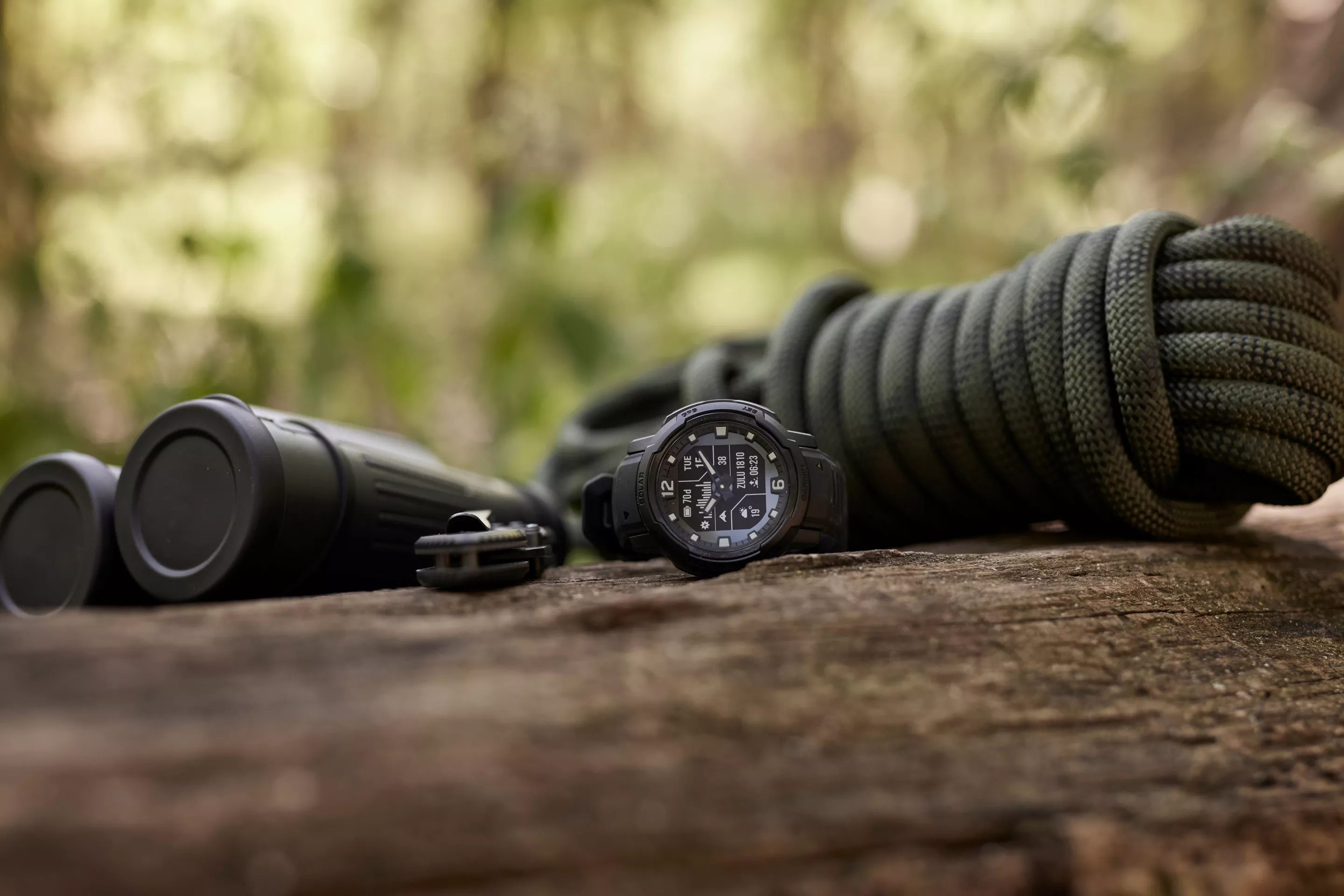 The Instinct Crossover Tactical Edition has been tested to military durability standards, and features a screen designed to be viewable to folks wearing night-vision goggles, and comes with a stealth mode that disables wireless connectivity and stops storing/sharing the wearer's GPS location