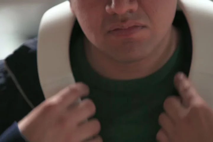 Toyota's Blaid is designed to be worn around the neck and provide the blind or visually impaired wearer with information about their surroundings