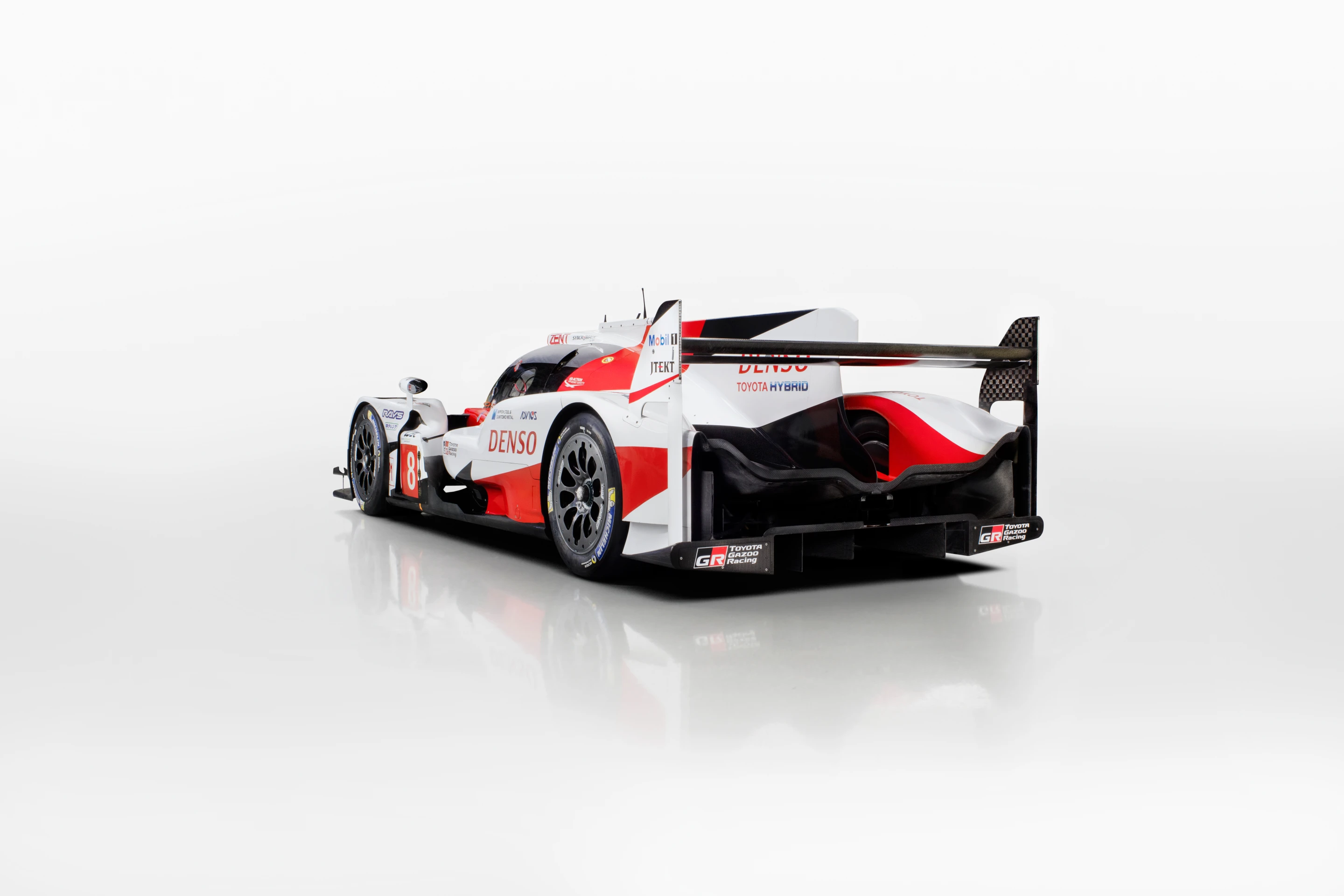 The big wing on the TS050 provides less downforce than last year