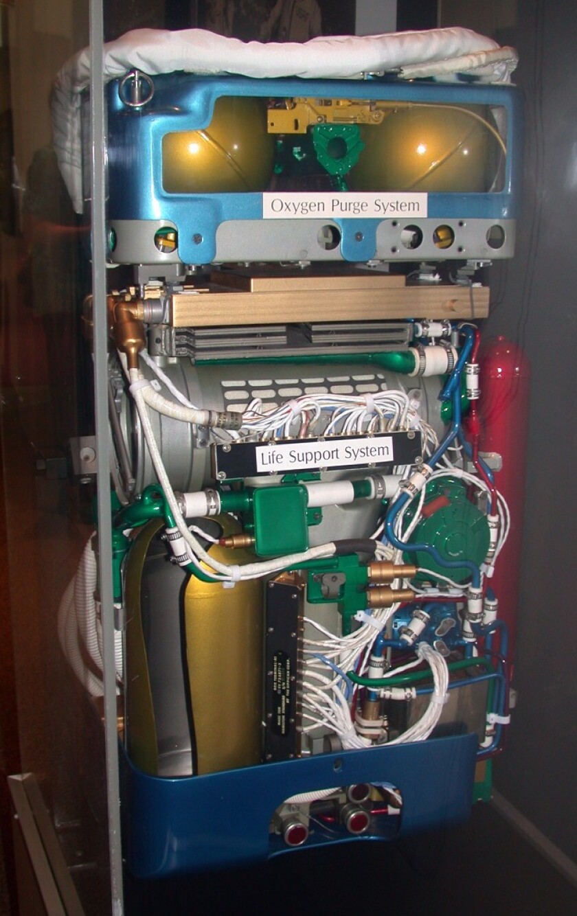 PLSS cutaway