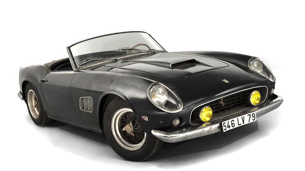 This 1961 Ferrari 250 GT SWB California Spider, once owned by Alain Delon and part of the Baillon Collection, sold for $18,450,296 (€16.23 million) at an Artcurial Auction in Paris in February, 2015