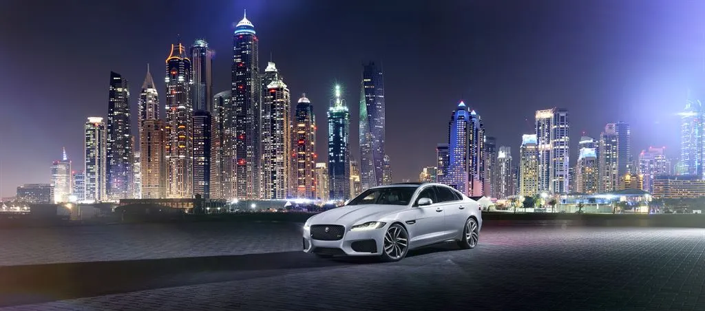 The 2016 Jaguar XF as a double-wishbone front suspension