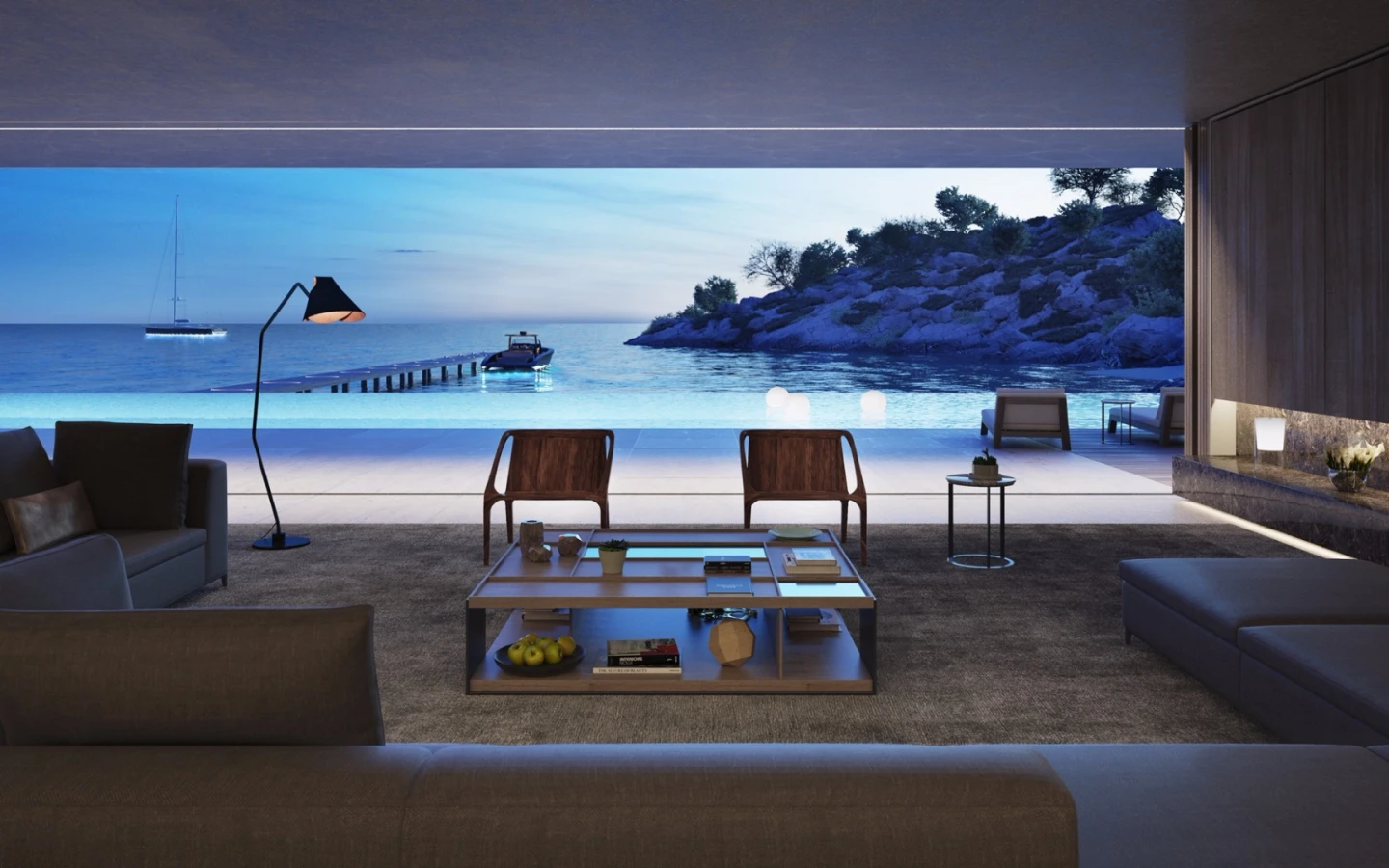 The S 00/30 concept Superhouse offers views out to sea