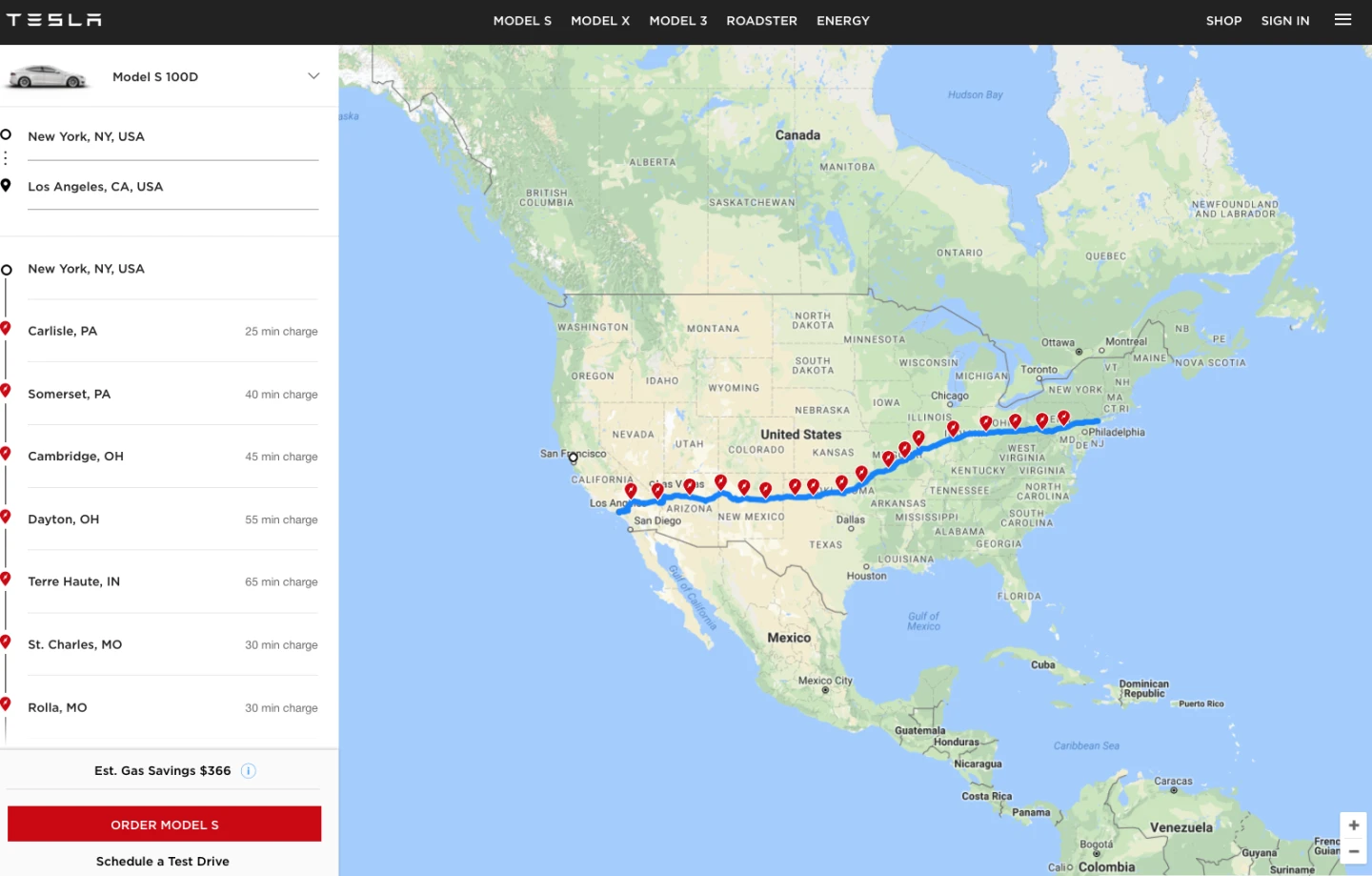 Tesla is expanding its Supercharger network in a big way