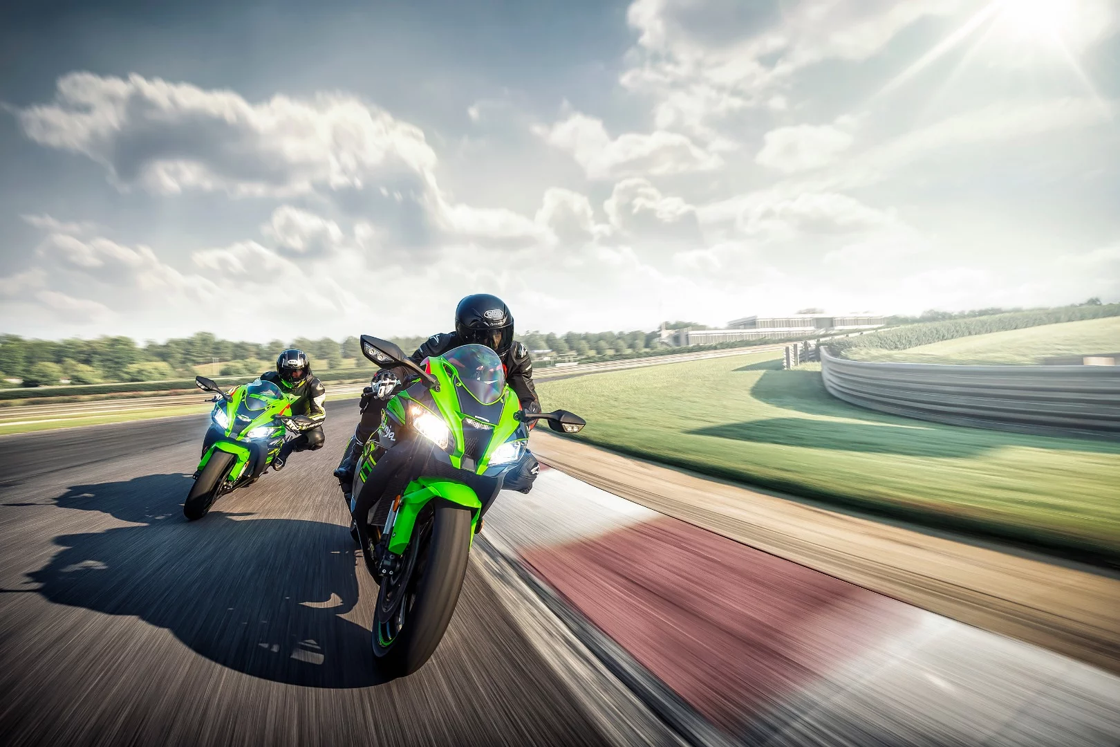 The 2019 Kawasaki ZX-10R in action