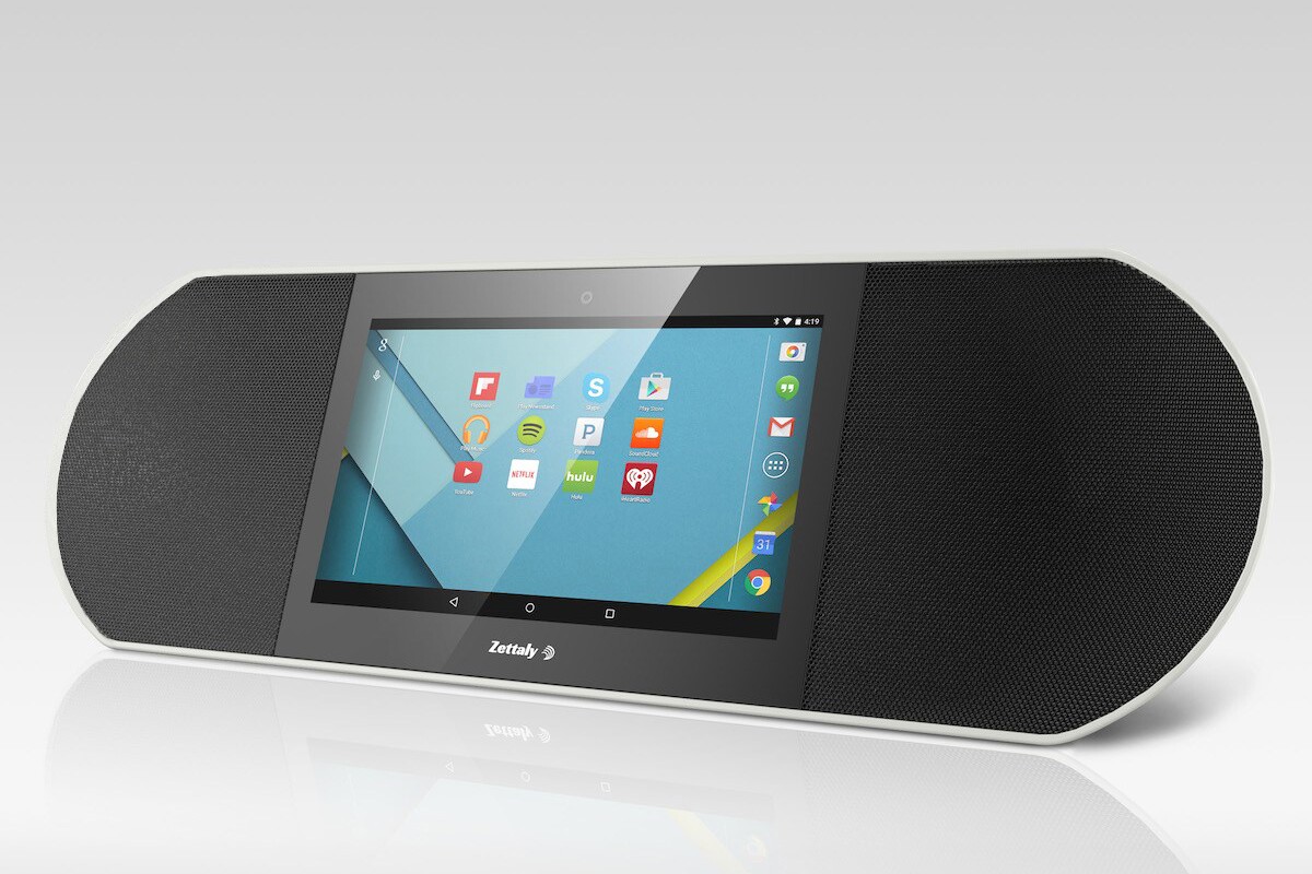 avy android powered smart speaker pumps up the jam
