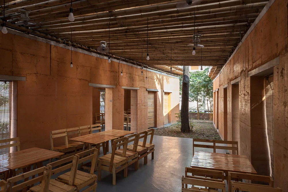 The BE (Bamboo & Earth) friendly space in Quang Ninh, Vietnam, by H&P Architects. A winner under the "Community Centers" category of the 2018 International Architecture Awards, this civic space makes heavy use of bamboo and earth in its construction