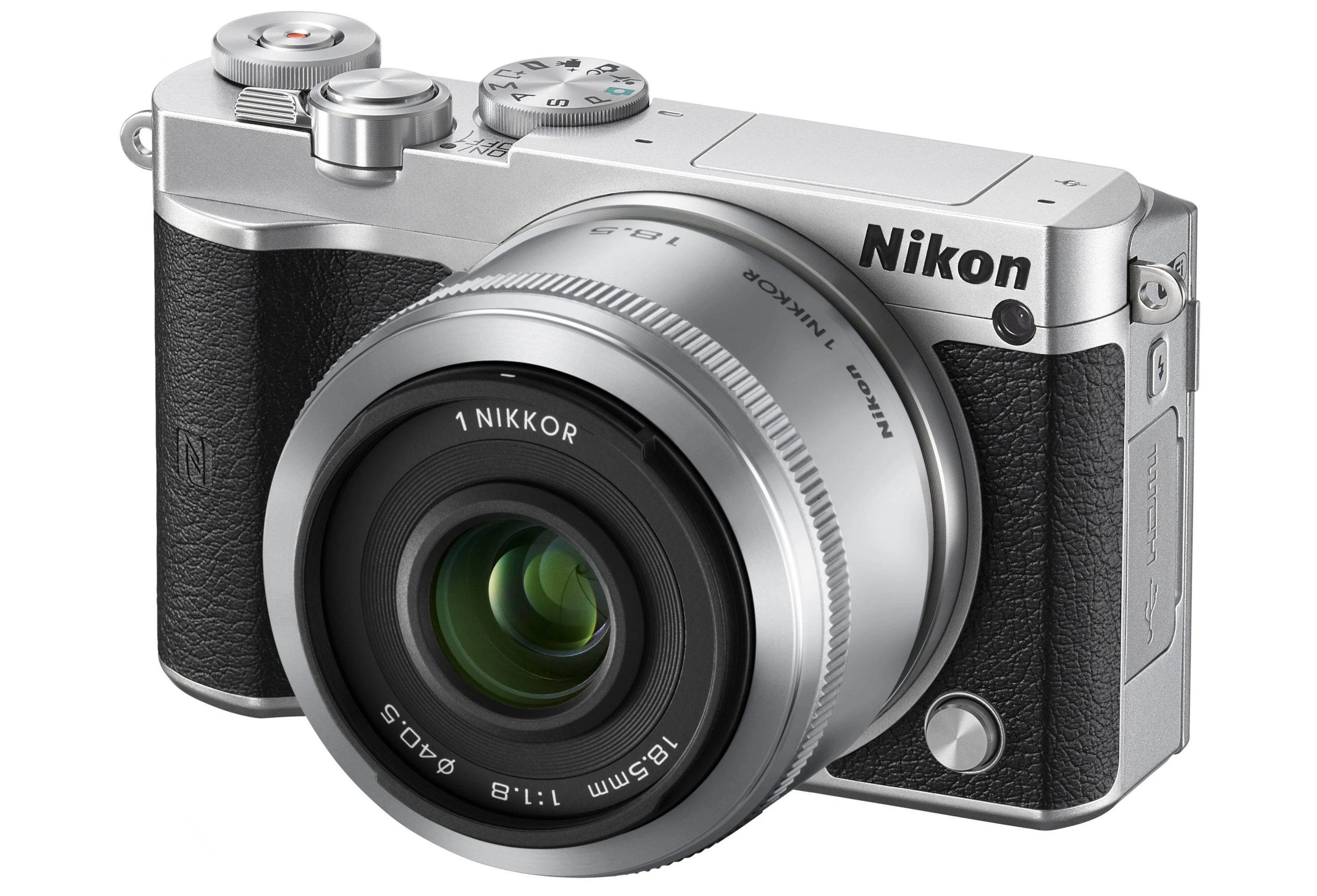 The Nikon 1 J5 has a continuous shooting speed of 20 frames per second (fps) with autofocus