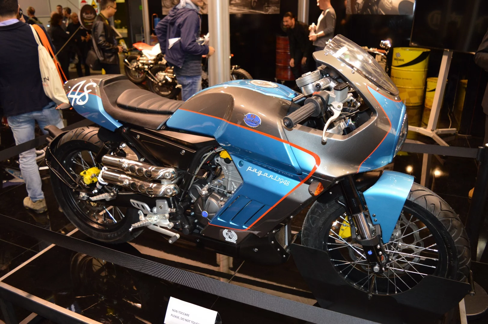 Mondial built another version around Aprilia's 125 cc engine, the Pagani 1948