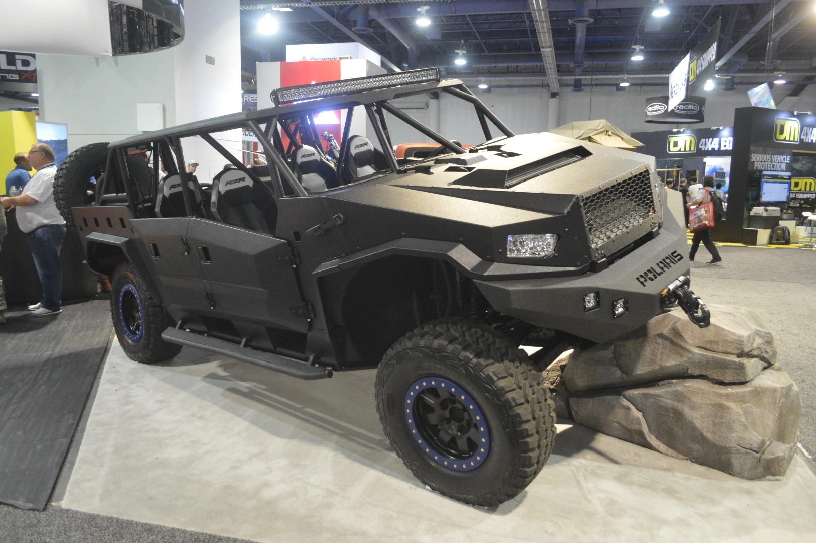 2017 Demilitarized Concept Polaris Dagor with Line-X coatings