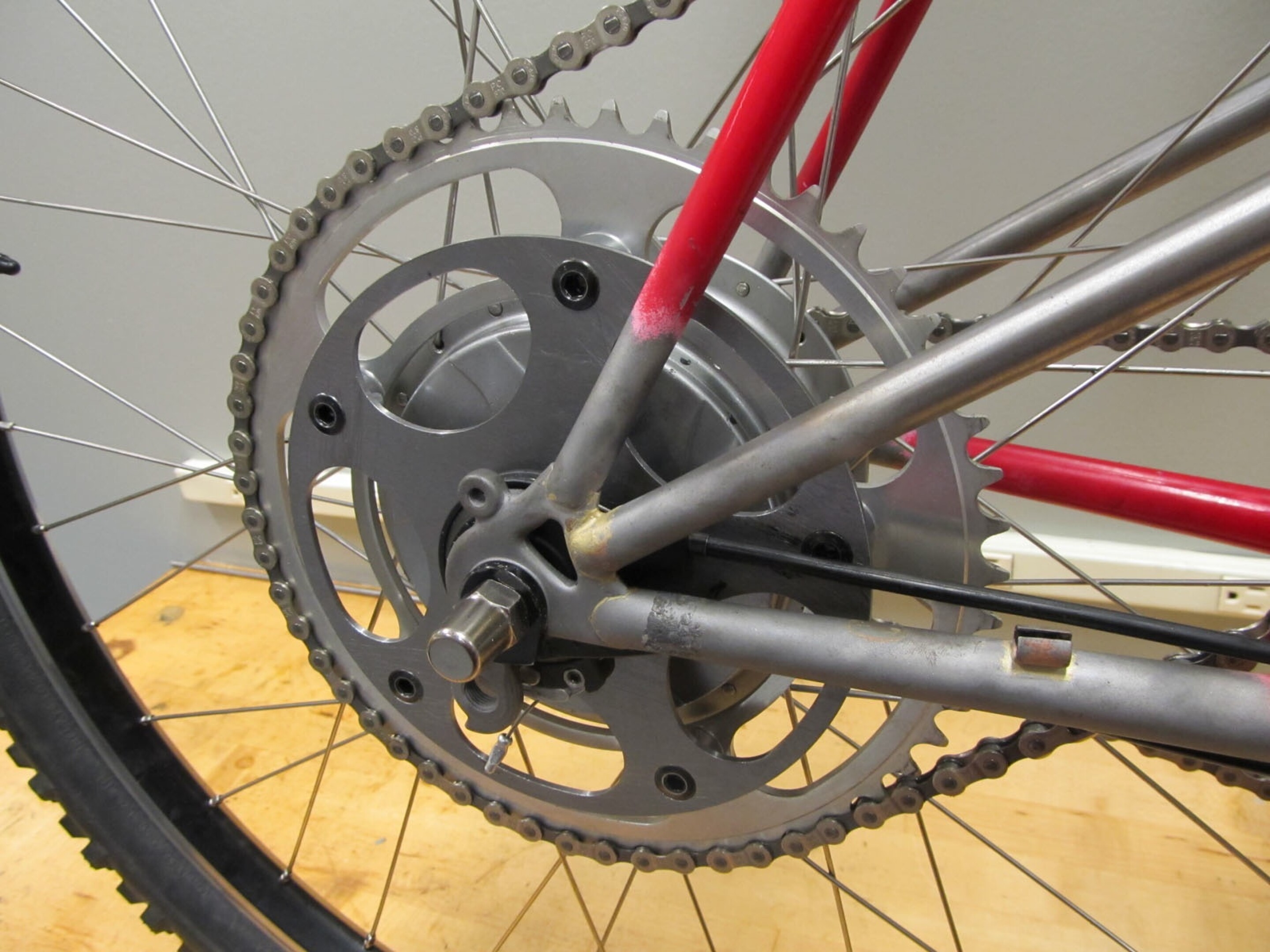 Flywheel Bicycle KERS for pedalpushers