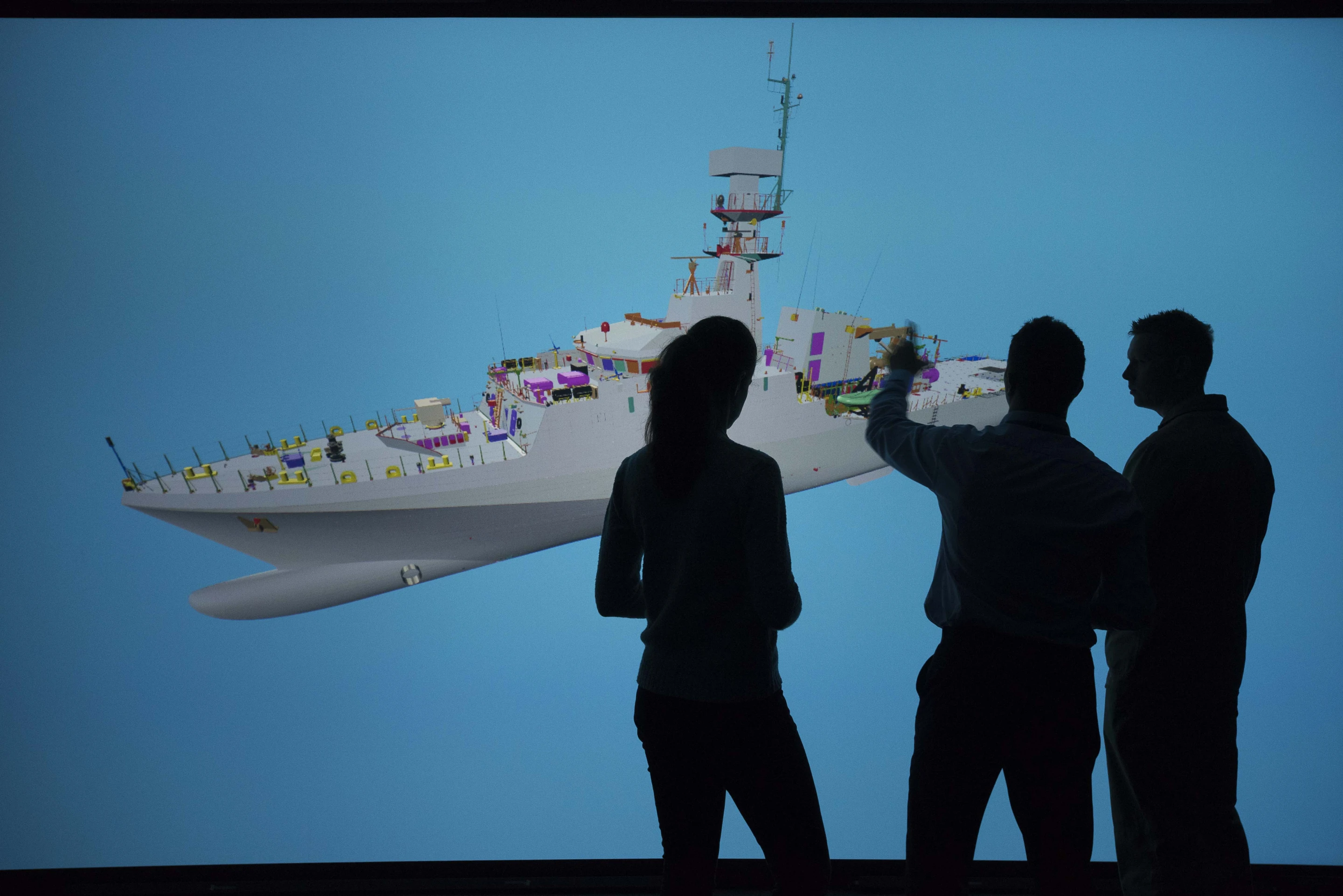 The BAE VR system is being used to design the Type 26 frigate