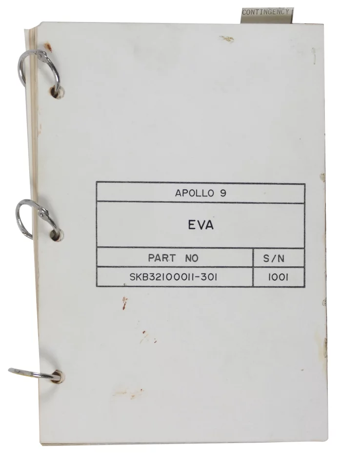 Apollo 9 EVA checklist