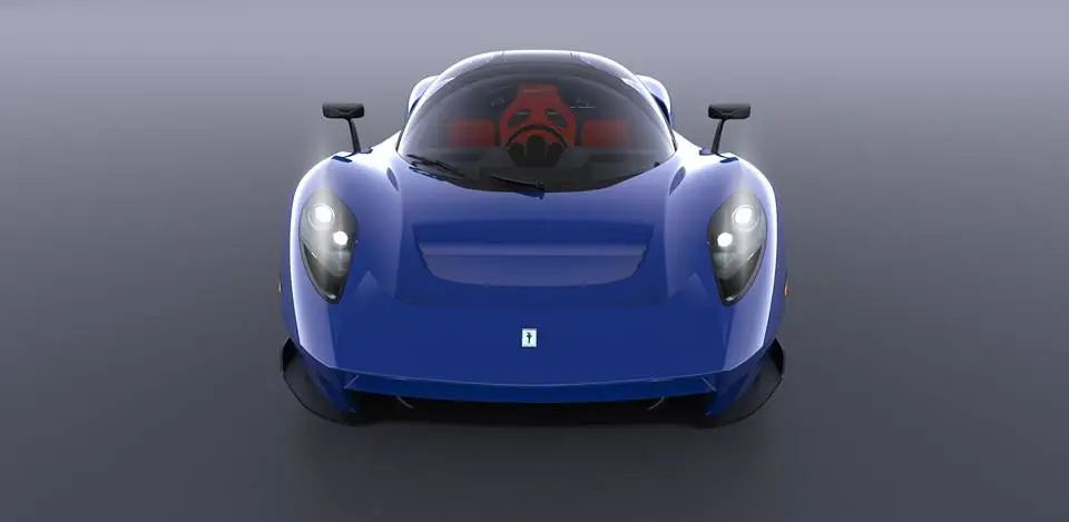 Scuderia Cameron Glickenhaus SCG 004S from the front