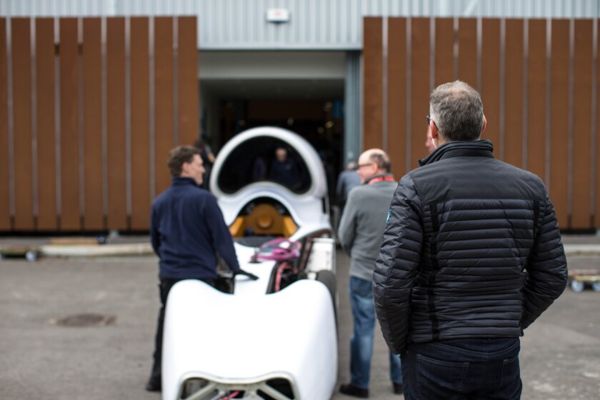 The Bloodhound Supersonic Car project has moved into a new home at SGS Berkeley Green University Technical College in Gloucestershire, England