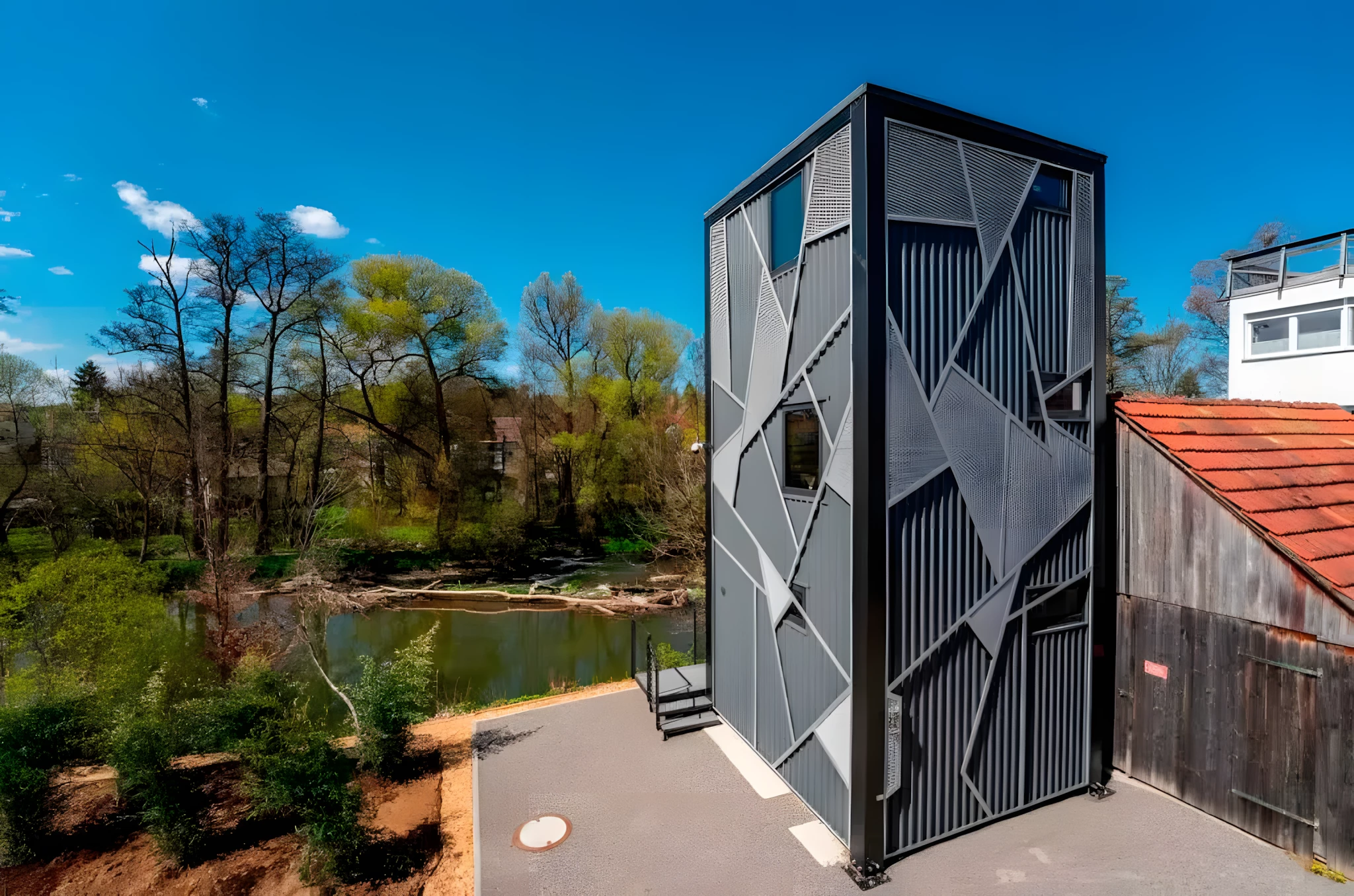 The DQ Tower includes two bedrooms and starts at €150,000 (roughly US$176,000)