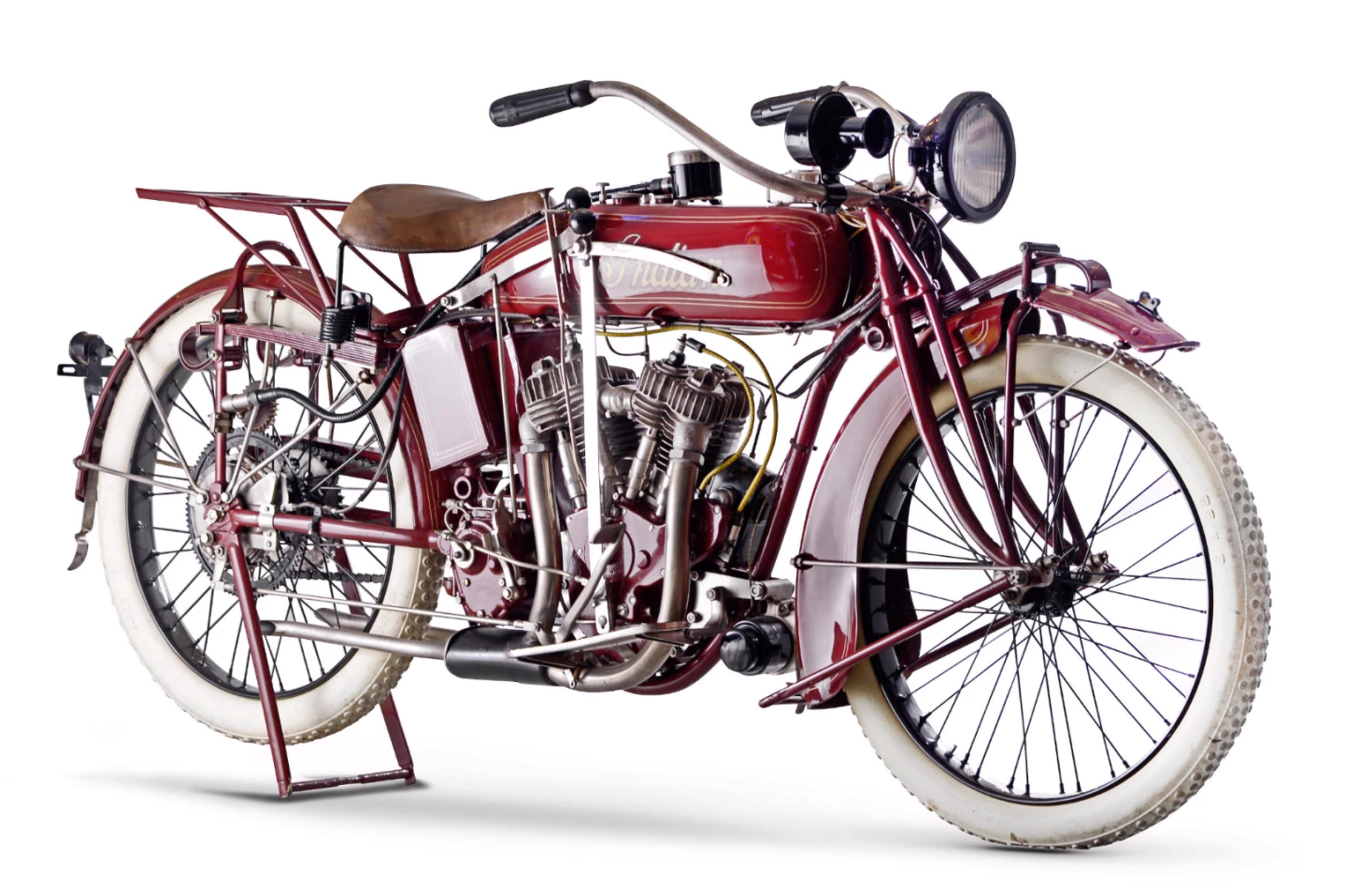 This 1919 Indian 7hp Powerplus, Lot 19 at Bonhams Lonatti Collection Sale (17-Oct-15) is estimated to sell for between £15,000 and 20,000 ($23,000 and $31,000)