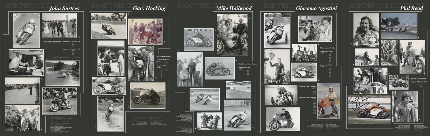 The five best known MV Agusta champions.