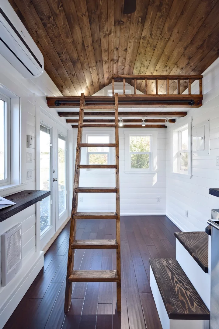 The second loft space is located about the lounge area and can be used as a study or private retreat