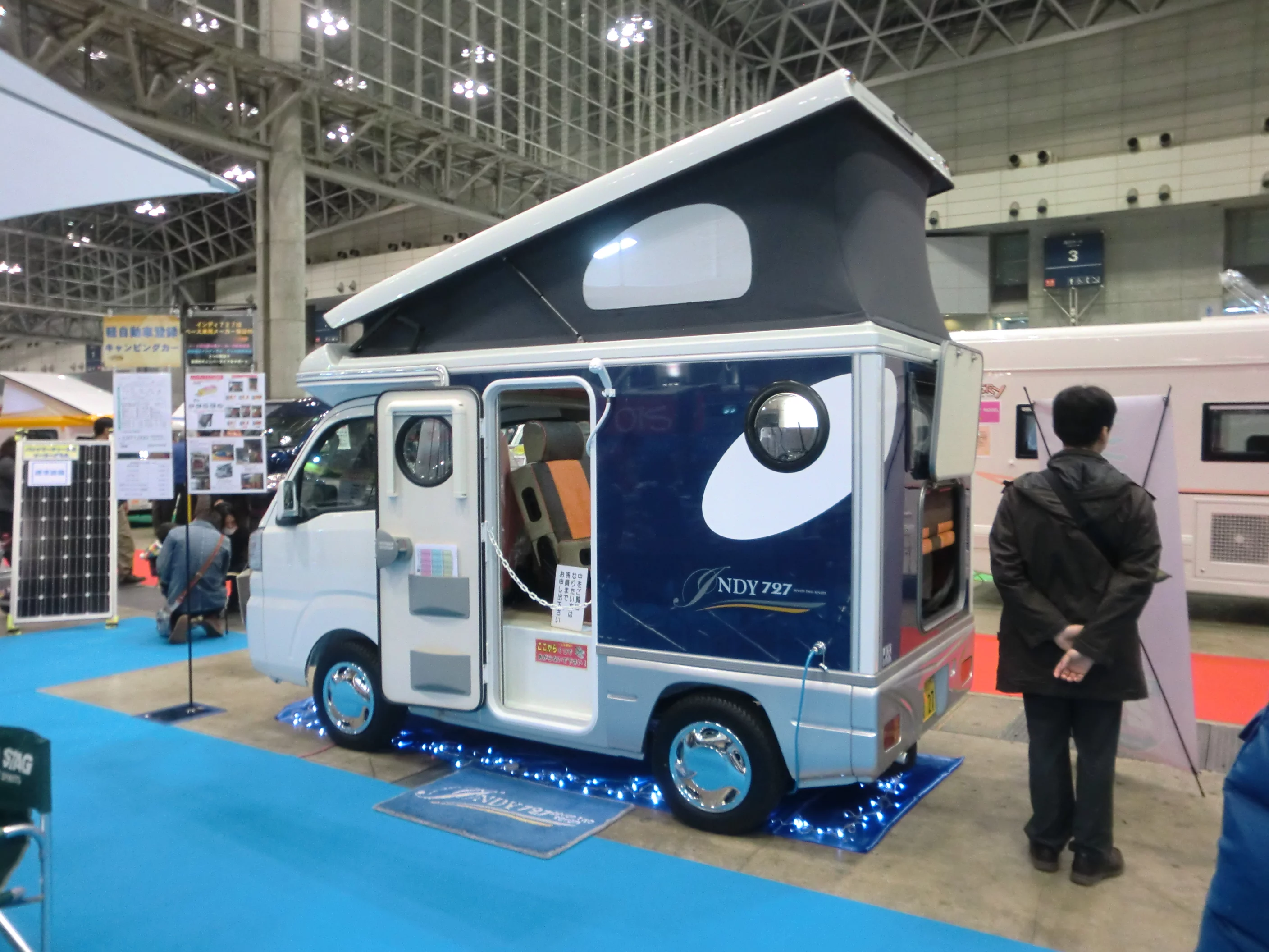 Rear view of the INDY 727 by a Japanese company called INDIANA RV (Photo: Stephen Clemenger/Gizmag.com)