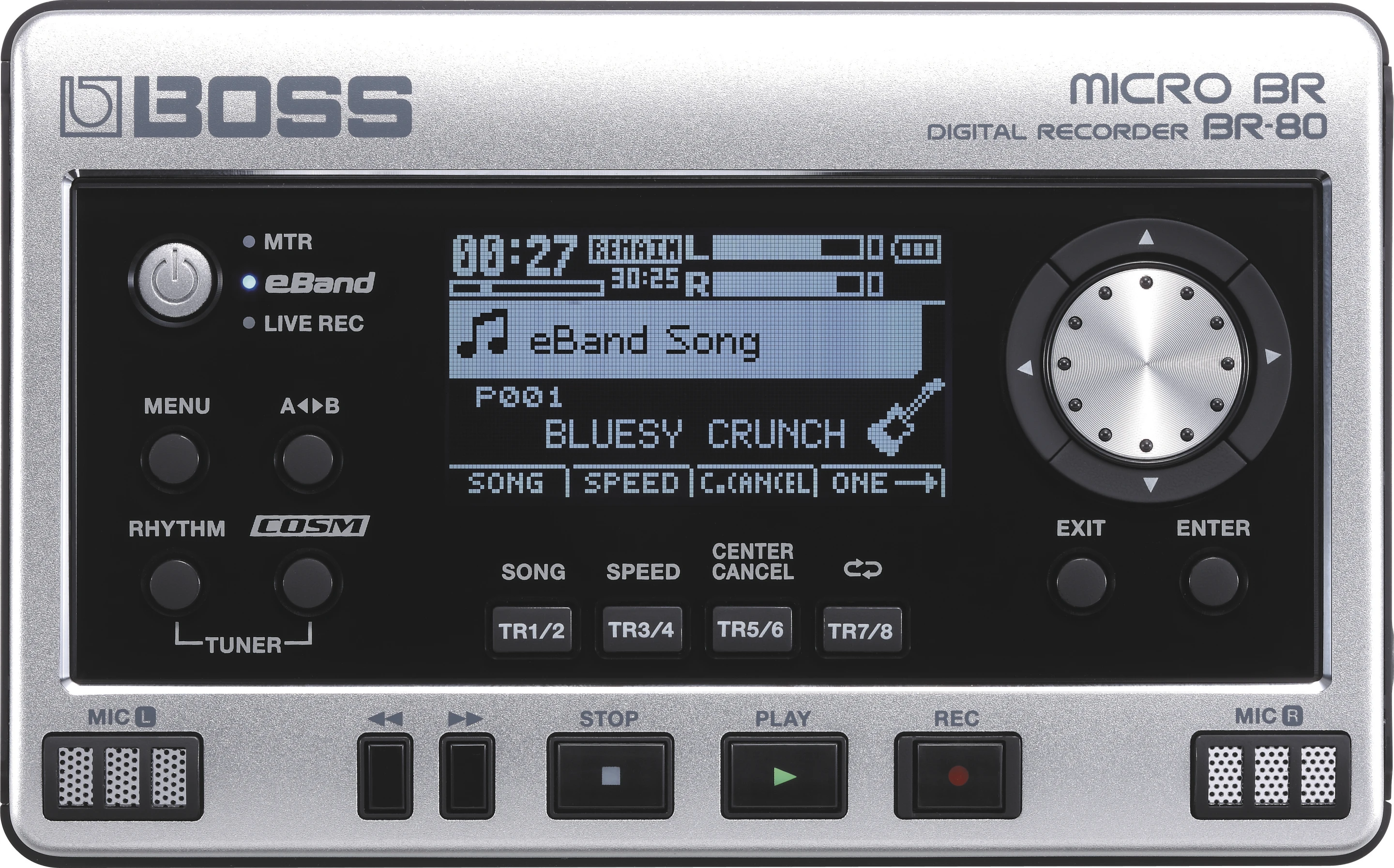 In addition to a huge library of built-in rhythm patterns, players can also take advantage of the inclusion of jamming and practice features from the BOSS eBand JS-8