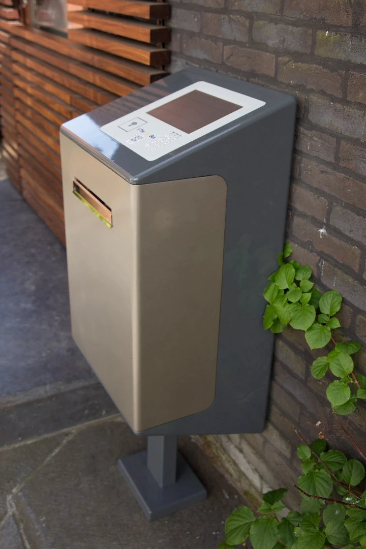 The Parcelhome Smart Box is capable of receiving 95 percent of all parcel deliveries