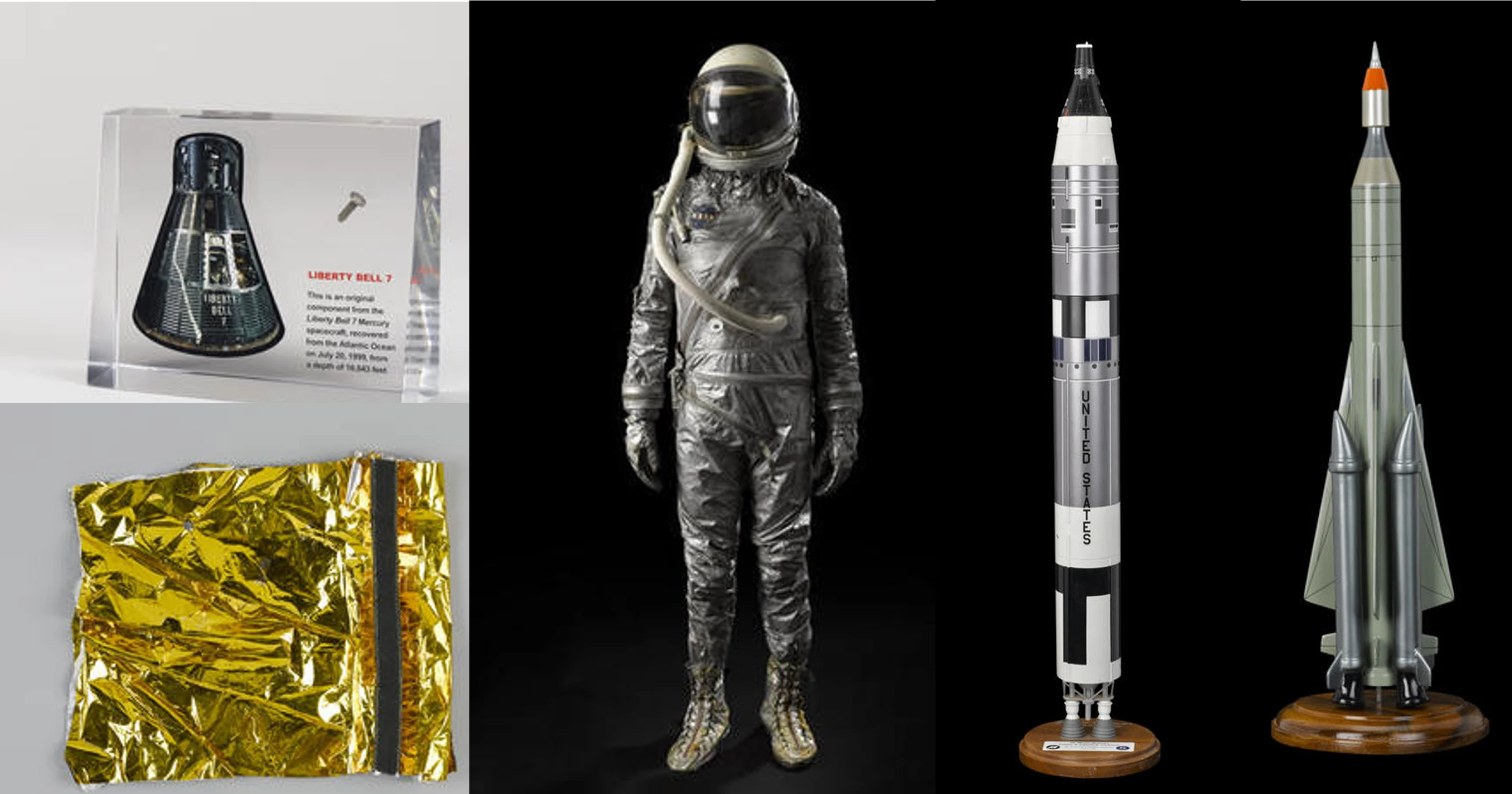 The sale includes memorabilia from the US and Soviet space programs