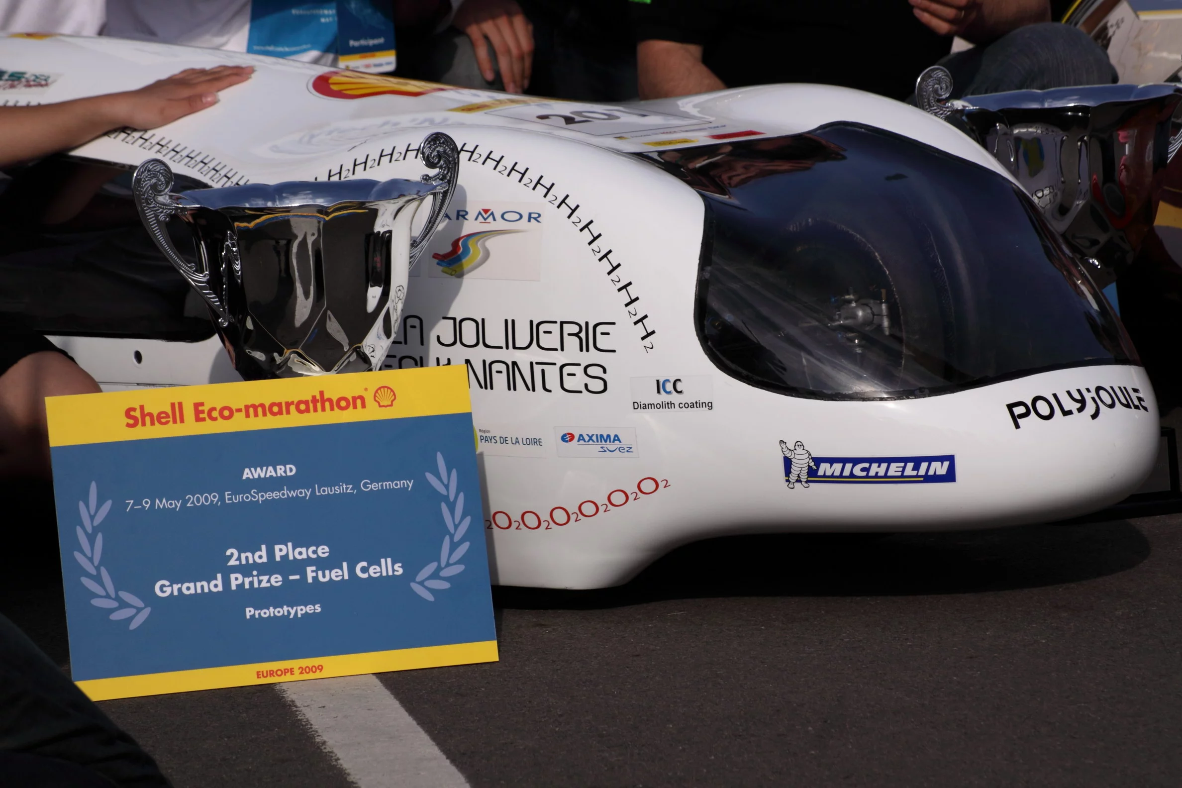 Team Polyjoule won second prize at last year's Eco Marathon