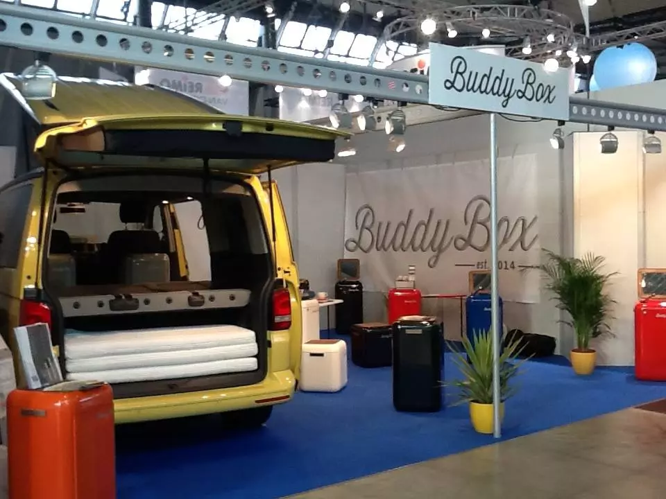 BuddyBox has been touring German camping shows with its new designs
