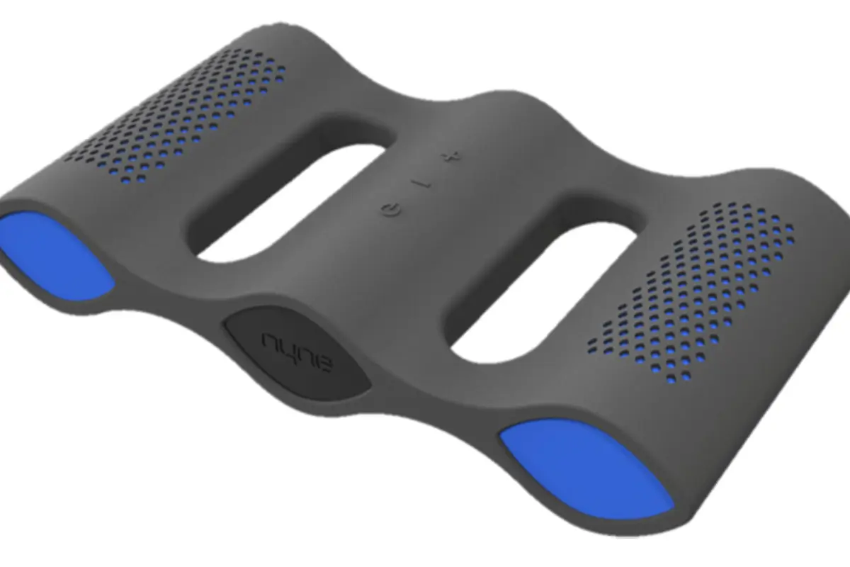 The Bluetooth 4.0 Aqua is IPX7 rated, meaning it can be immersed in water up to 3.2 ft (1 m) in depth