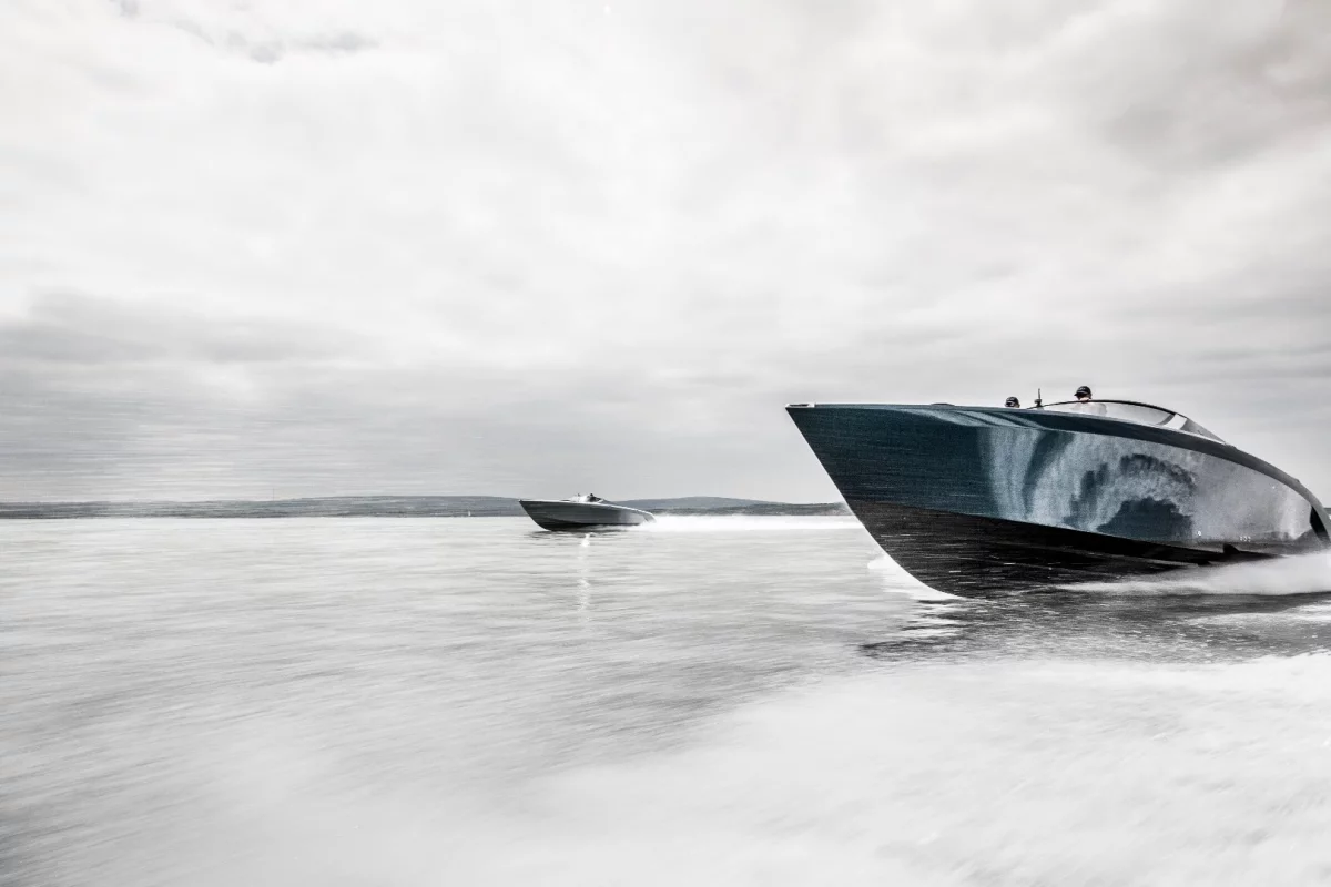 The new AM37 yacht has arrived in its first owner's hands