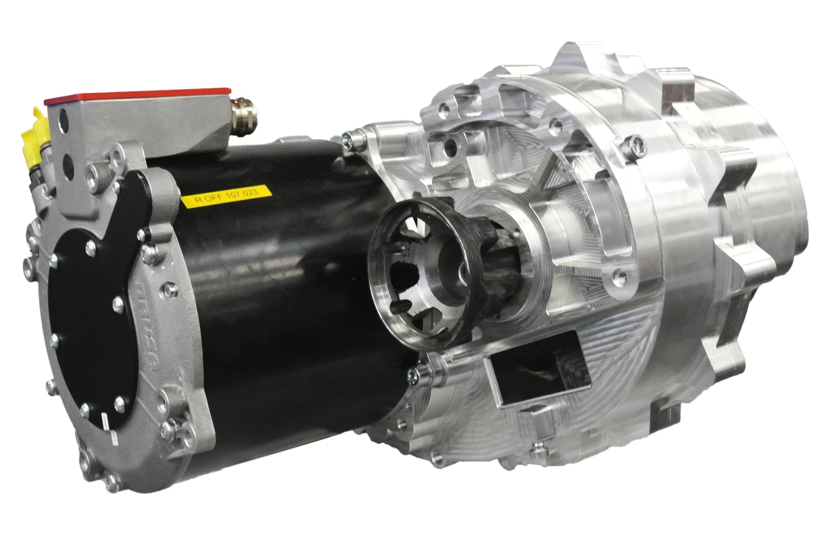 The 910e's two-speed transmission helps it achieve supercar performance levels
