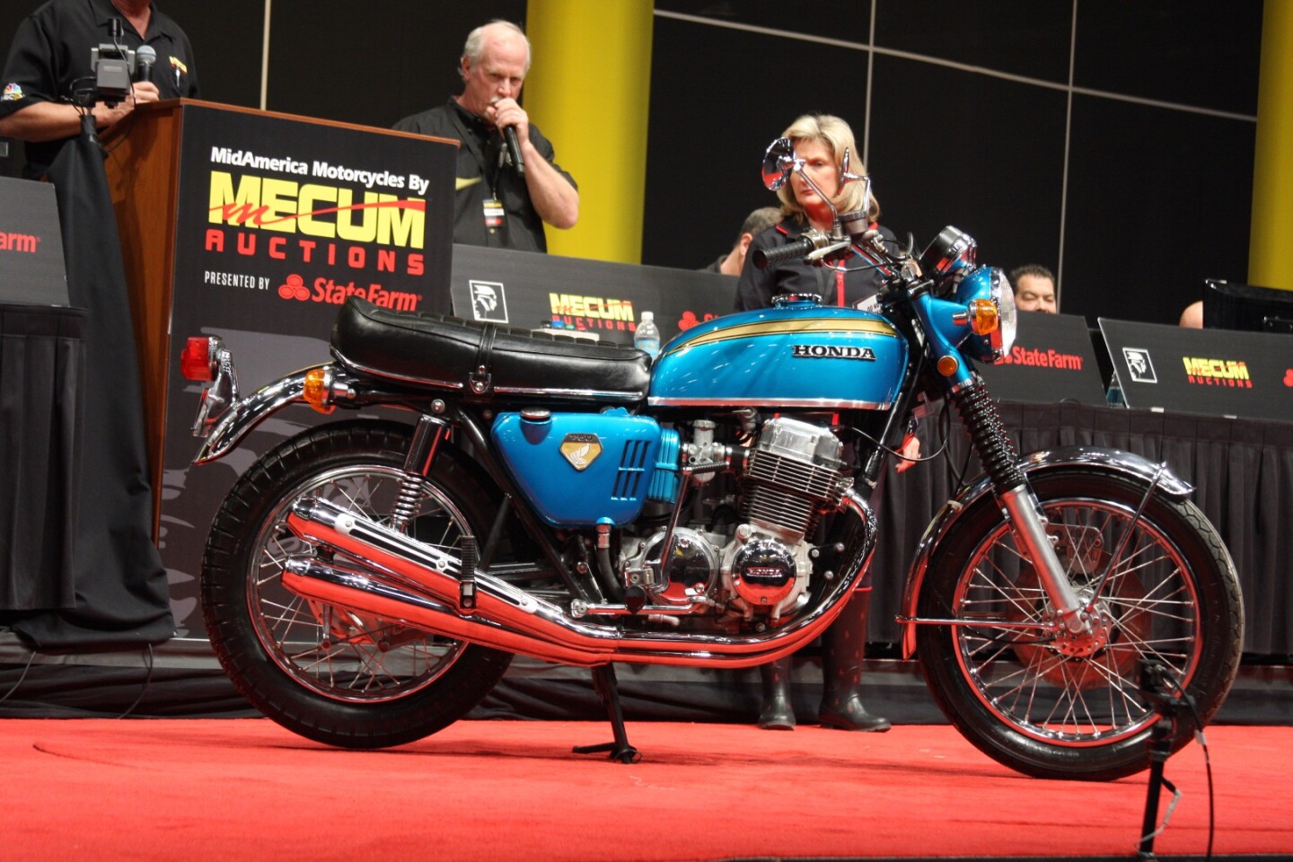 With the limited production RC45 and RC30 production racers already well recognised for high prices at auction, Honda's six-cylinder CBX, first model four-cylinder CB750, flat-four Goldwing and the transverse v-twin CX500 Turbo look set to become the next level of champions at auction. This original 1969 Honda CB750 with sand-cast cases sold for $30,800