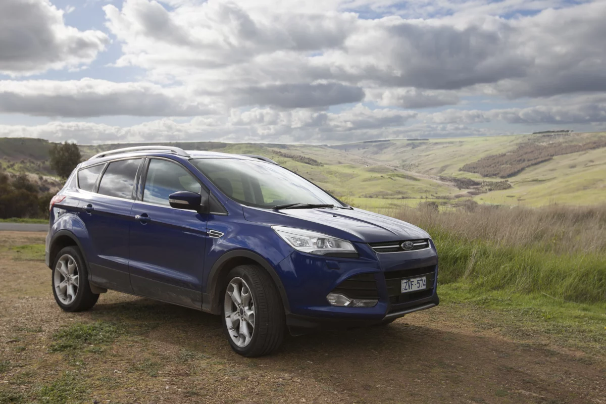 The Kuga range includes 2WD and 4WD options and a 2.0L TDCi 4-cylinder diesel or 1.6L EcoBoost petrol engine (Photo: Noel McKeegan/Gizmag.com)