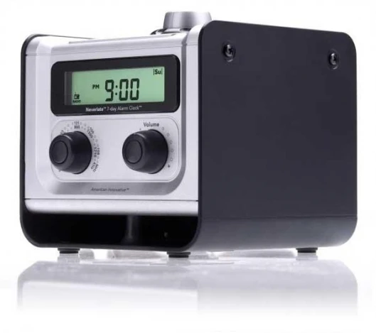 The Neverlate seven day alarm is US$35.