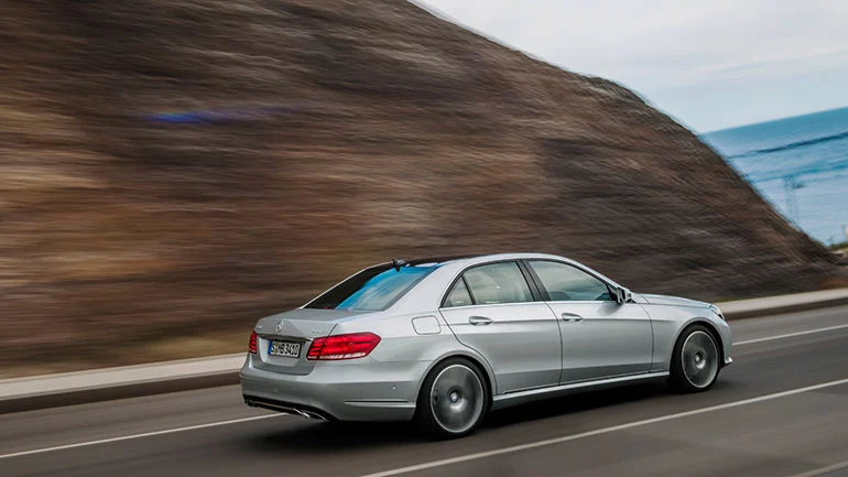 2014 model year Mercedes-Benz E-Class with sports styling trim