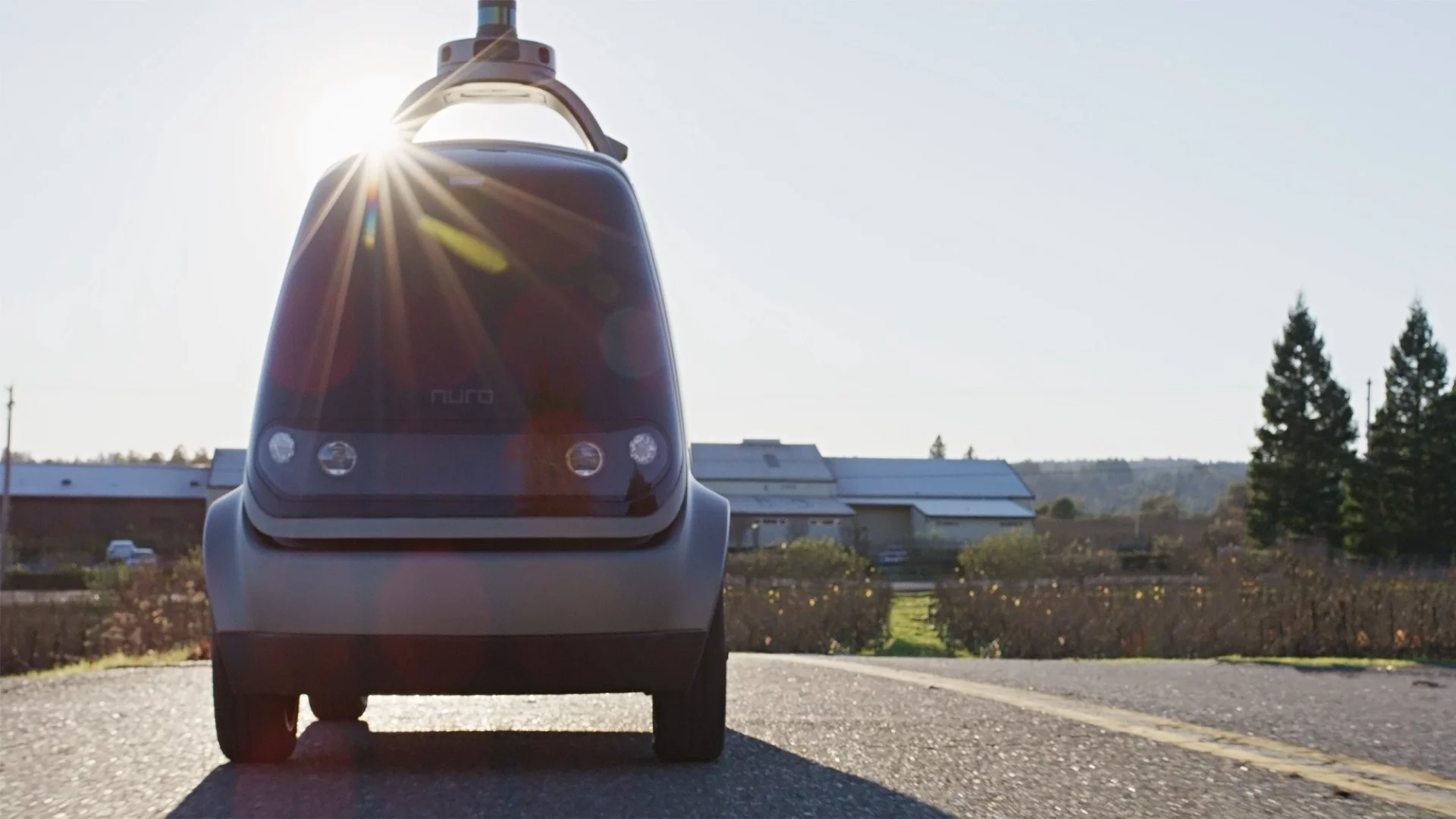 Specifically designed as a delivery vehicle with no driver